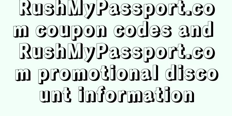 RushMyPassport.com coupon codes and RushMyPassport.com promotional discount information