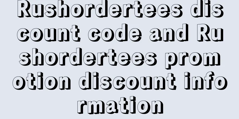 Rushordertees discount code and Rushordertees promotion discount information