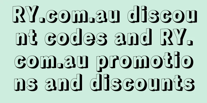 RY.com.au discount codes and RY.com.au promotions and discounts