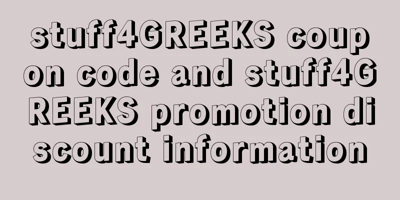 stuff4GREEKS coupon code and stuff4GREEKS promotion discount information