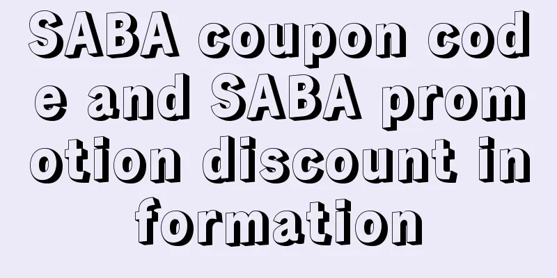 SABA coupon code and SABA promotion discount information