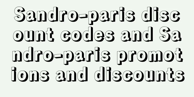 Sandro-paris discount codes and Sandro-paris promotions and discounts