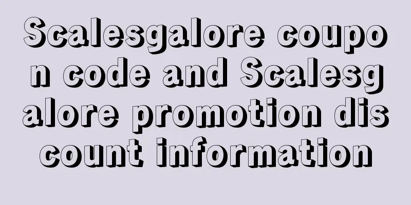 Scalesgalore coupon code and Scalesgalore promotion discount information