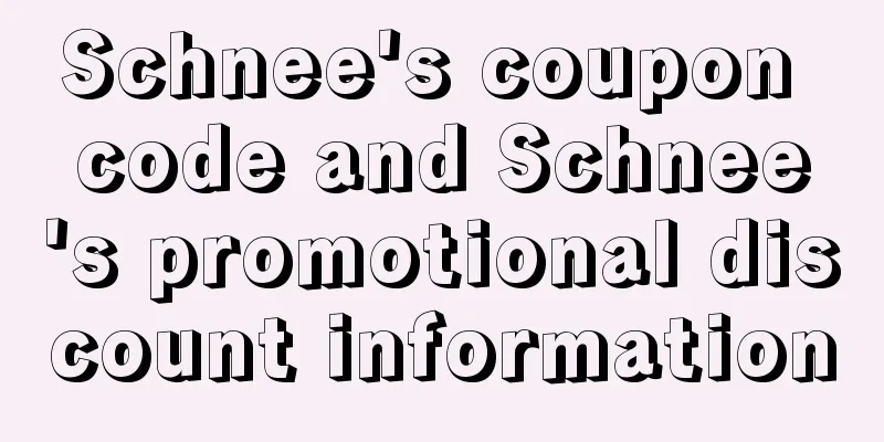Schnee's coupon code and Schnee's promotional discount information