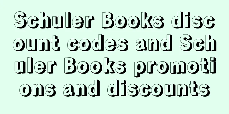 Schuler Books discount codes and Schuler Books promotions and discounts