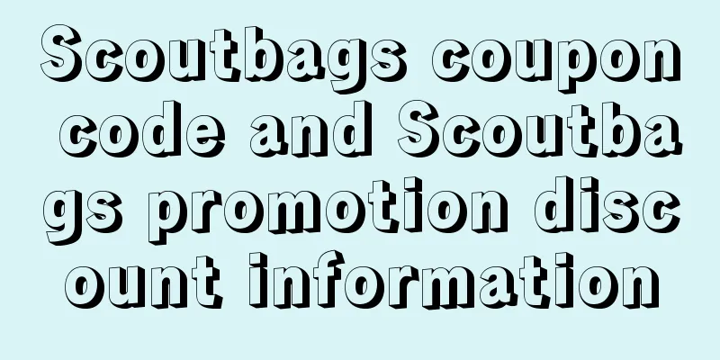 Scoutbags coupon code and Scoutbags promotion discount information