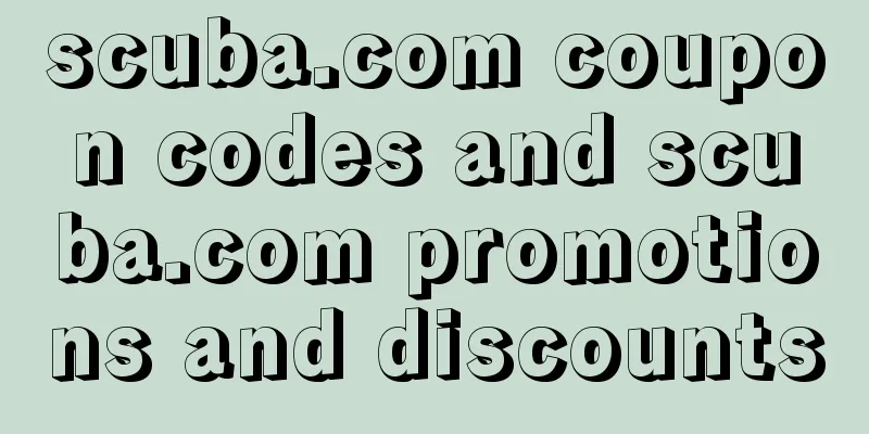 scuba.com coupon codes and scuba.com promotions and discounts
