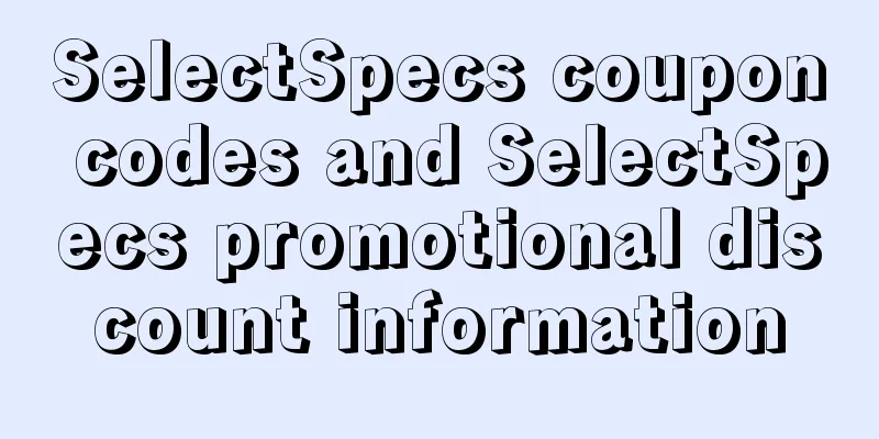 SelectSpecs coupon codes and SelectSpecs promotional discount information