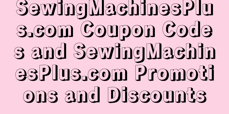 SewingMachinesPlus.com Coupon Codes and SewingMachinesPlus.com Promotions and Discounts