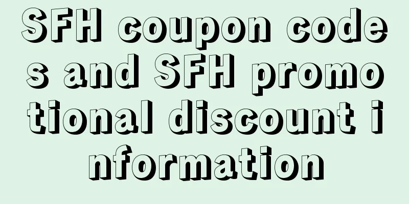 SFH coupon codes and SFH promotional discount information