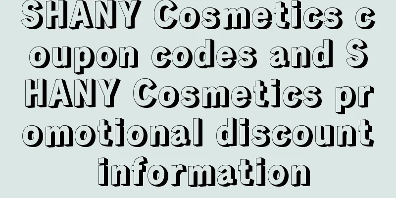 SHANY Cosmetics coupon codes and SHANY Cosmetics promotional discount information