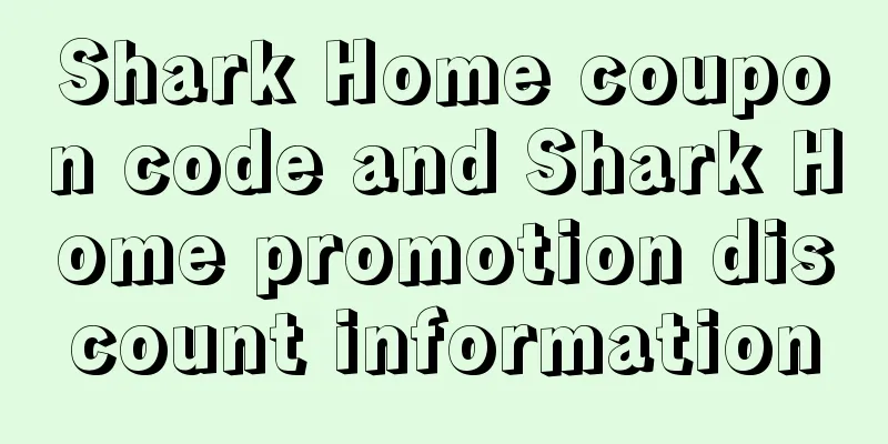 Shark Home coupon code and Shark Home promotion discount information