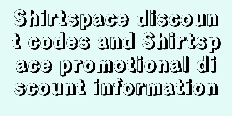 Shirtspace discount codes and Shirtspace promotional discount information