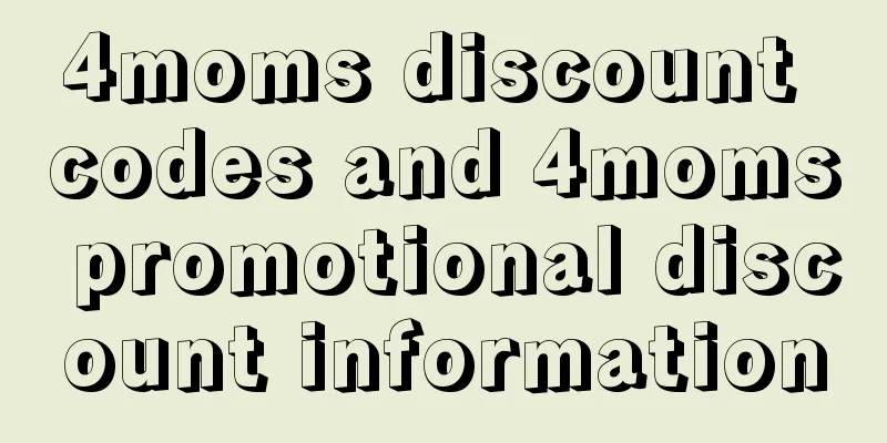 4moms discount codes and 4moms promotional discount information