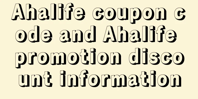 Ahalife coupon code and Ahalife promotion discount information