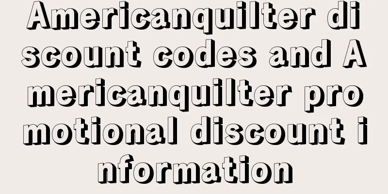 Americanquilter discount codes and Americanquilter promotional discount information