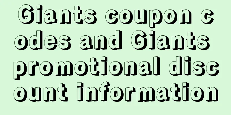 Giants coupon codes and Giants promotional discount information