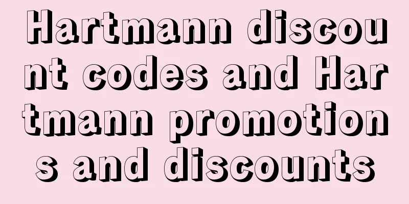 Hartmann discount codes and Hartmann promotions and discounts