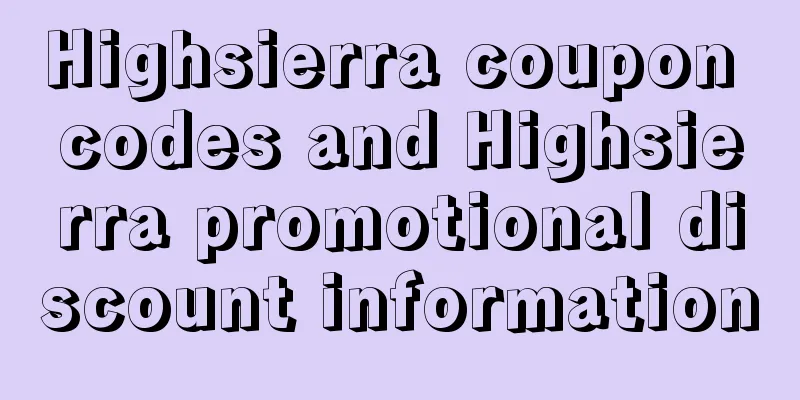 Highsierra coupon codes and Highsierra promotional discount information