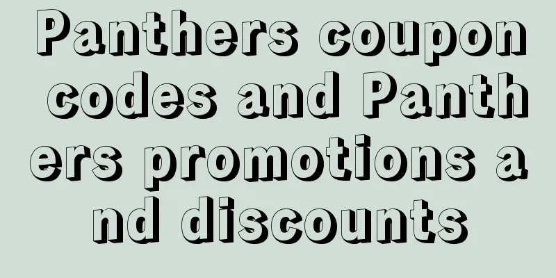 Panthers coupon codes and Panthers promotions and discounts