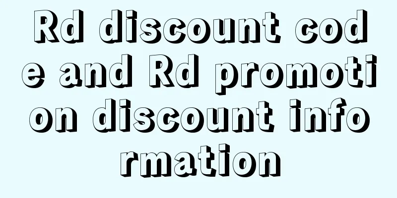 Rd discount code and Rd promotion discount information