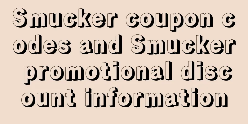 Smucker coupon codes and Smucker promotional discount information