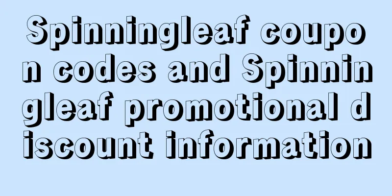 Spinningleaf coupon codes and Spinningleaf promotional discount information