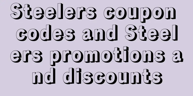 Steelers coupon codes and Steelers promotions and discounts
