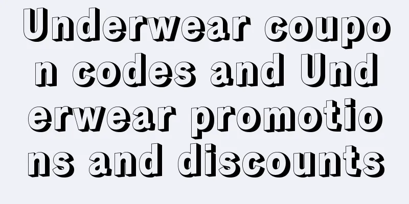 Underwear coupon codes and Underwear promotions and discounts