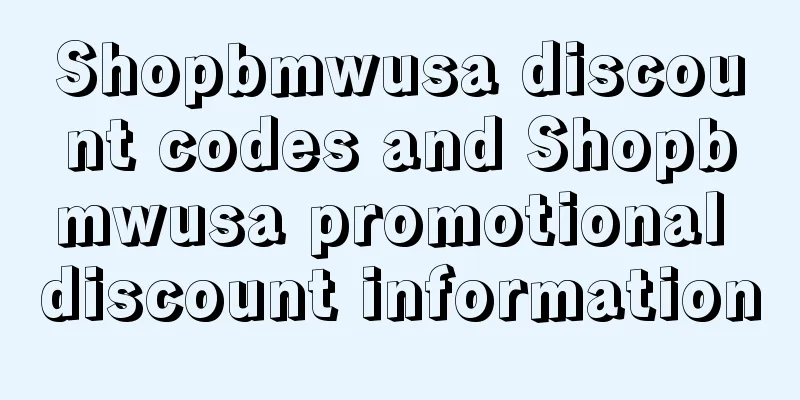 Shopbmwusa discount codes and Shopbmwusa promotional discount information
