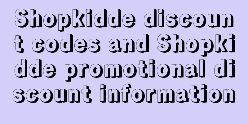 Shopkidde discount codes and Shopkidde promotional discount information