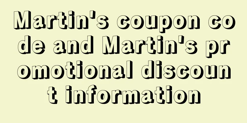 Martin's coupon code and Martin's promotional discount information