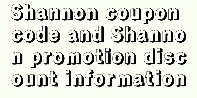 Shannon coupon code and Shannon promotion discount information
