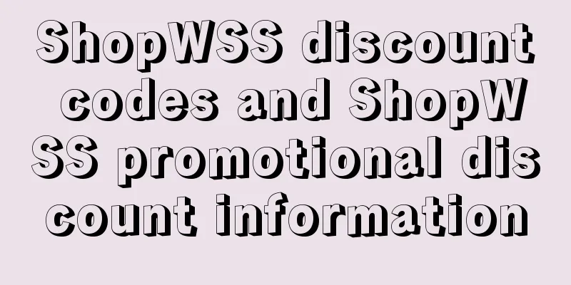 ShopWSS discount codes and ShopWSS promotional discount information