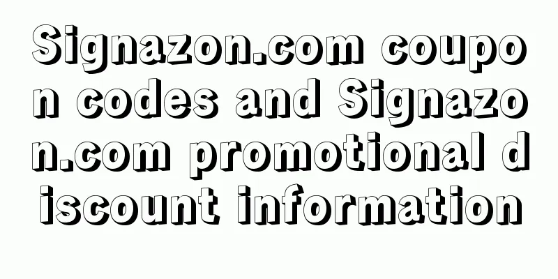 Signazon.com coupon codes and Signazon.com promotional discount information