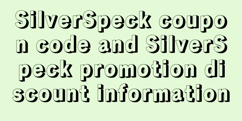 SilverSpeck coupon code and SilverSpeck promotion discount information
