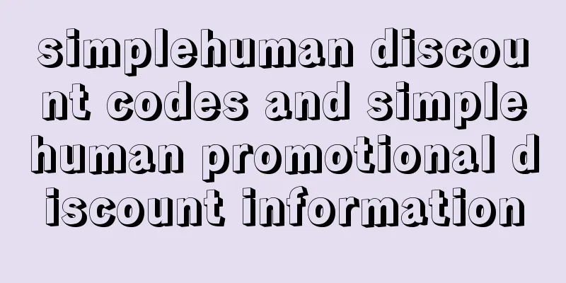 simplehuman discount codes and simplehuman promotional discount information