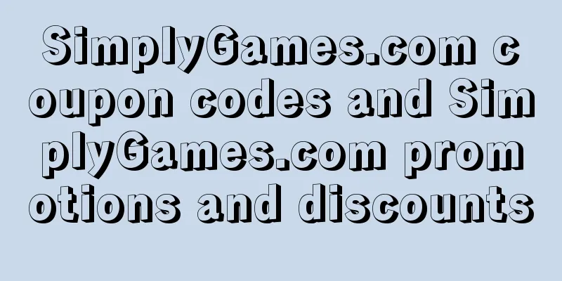 SimplyGames.com coupon codes and SimplyGames.com promotions and discounts