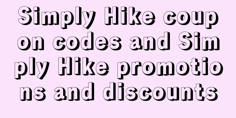 Simply Hike coupon codes and Simply Hike promotions and discounts