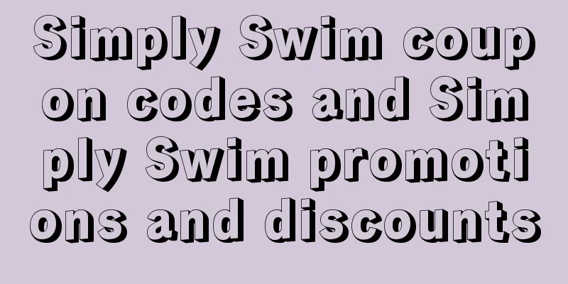 Simply Swim coupon codes and Simply Swim promotions and discounts