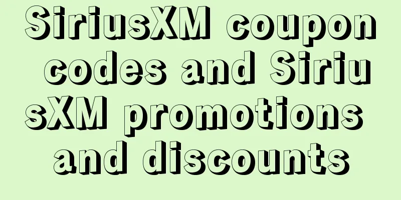 SiriusXM coupon codes and SiriusXM promotions and discounts