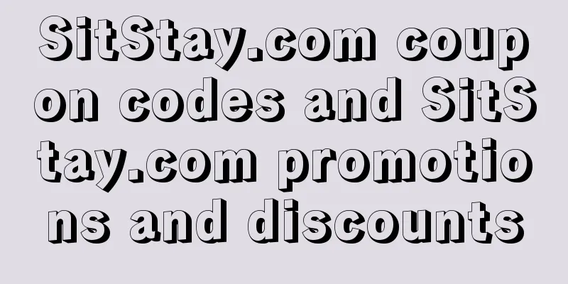 SitStay.com coupon codes and SitStay.com promotions and discounts