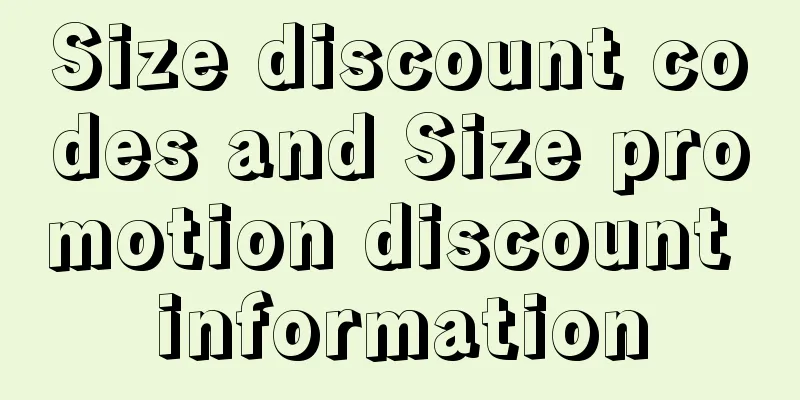 Size discount codes and Size promotion discount information