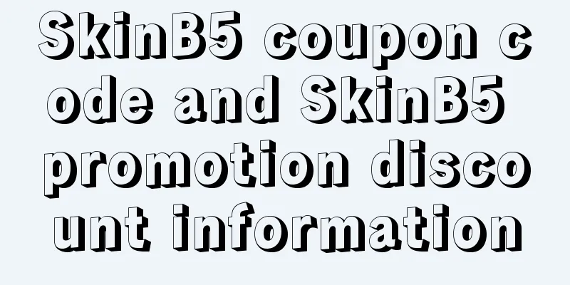 SkinB5 coupon code and SkinB5 promotion discount information