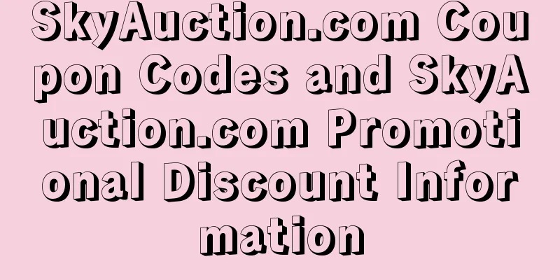 SkyAuction.com Coupon Codes and SkyAuction.com Promotional Discount Information