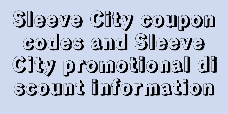 Sleeve City coupon codes and Sleeve City promotional discount information