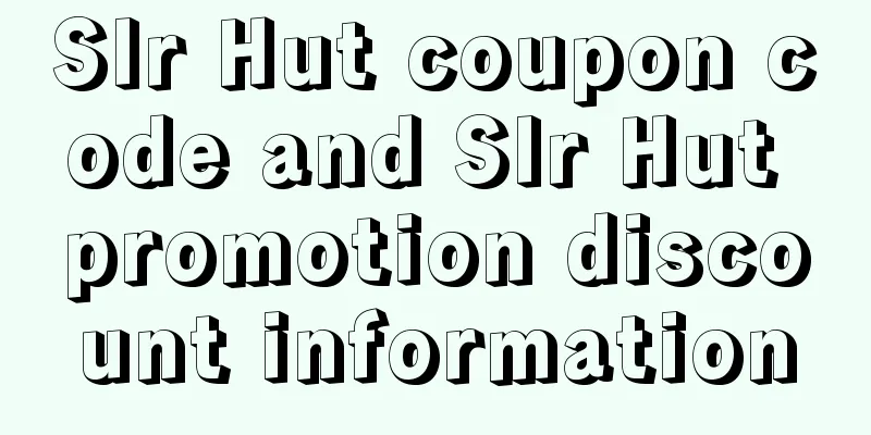 Slr Hut coupon code and Slr Hut promotion discount information
