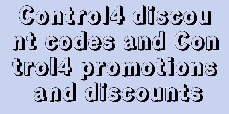 Control4 discount codes and Control4 promotions and discounts