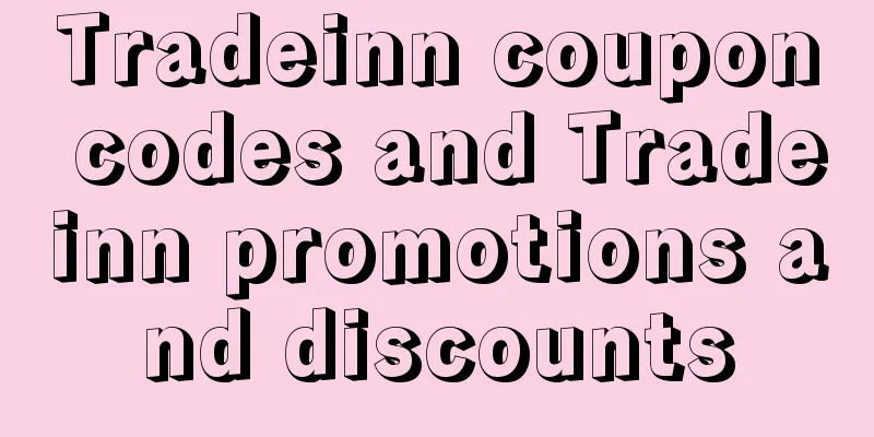 Tradeinn coupon codes and Tradeinn promotions and discounts