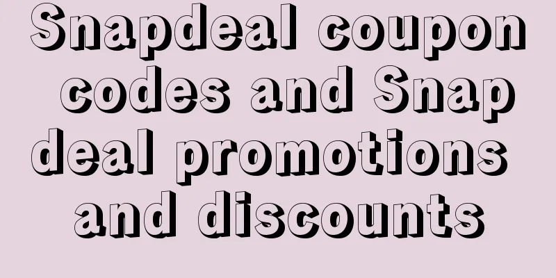 Snapdeal coupon codes and Snapdeal promotions and discounts